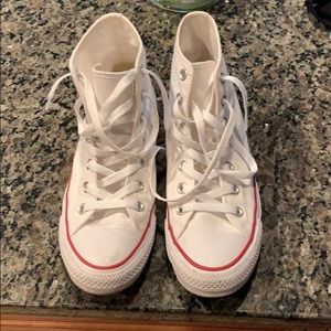 White Converse Chuck Taylor Sneakers